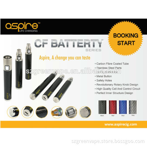 2014 Revolutionary Design Aspire CF VV+, VV Battery in high quality